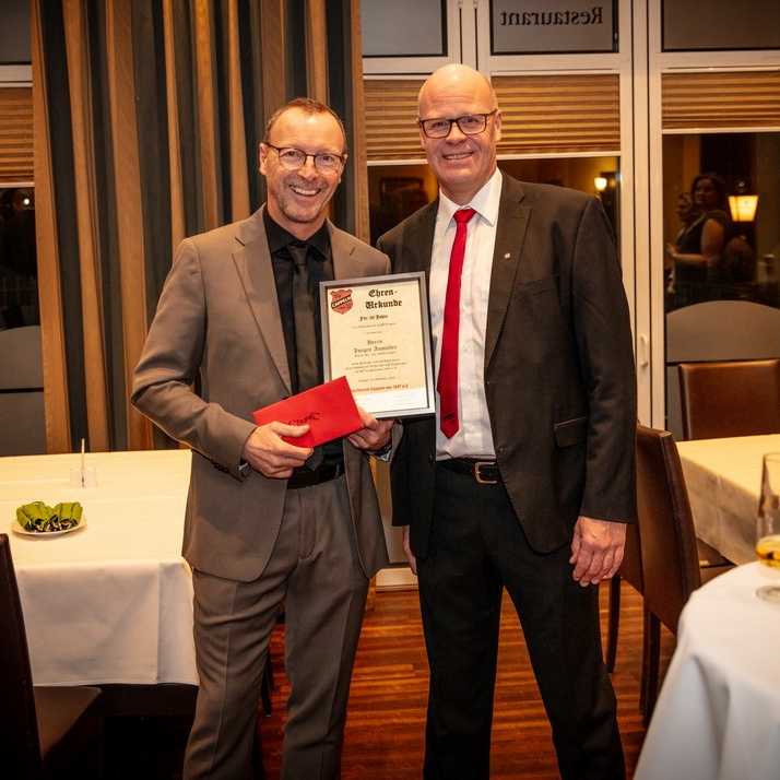 SV Cappeln ehrt langjährige Mitglieder beim Sportlerball 2025